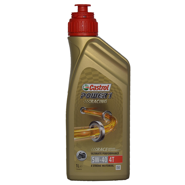 Huile Moto Castrol Power1 Racing 4T 5W40 1L - EuroBikes