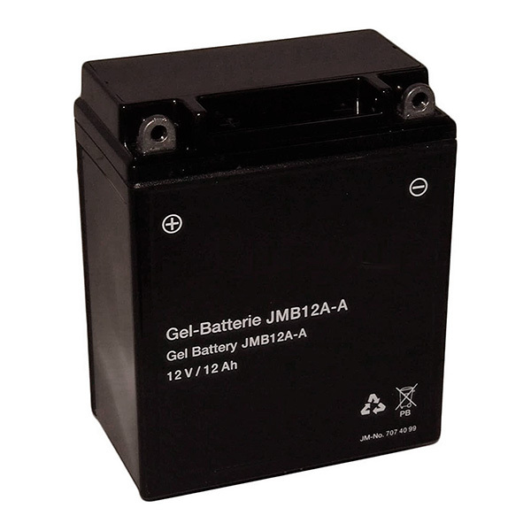 Batterie Gel YB12A-A (12N12A-4A-1) - EuroBikes