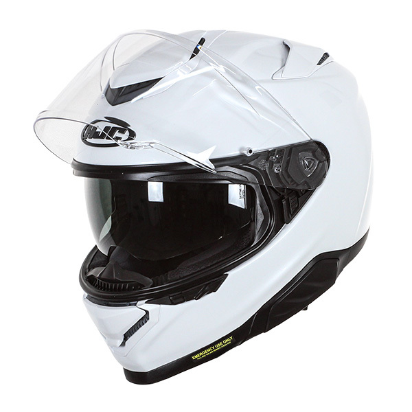 HJC Casque Moto RPHA 70 Semi Perle, Blanc, Taille S
