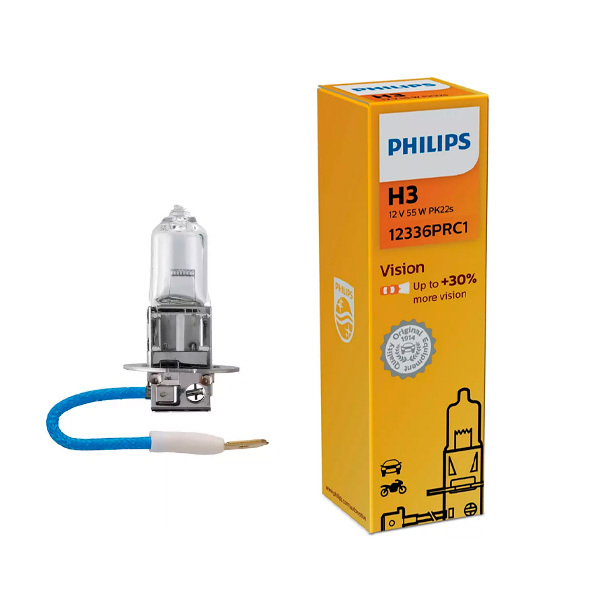 Ampoule Halogène Philips H4 Vision Moto - EuroBikes