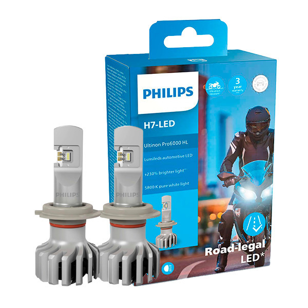 Ampoule Philips H7 LED Ultinon Pro6000 12V