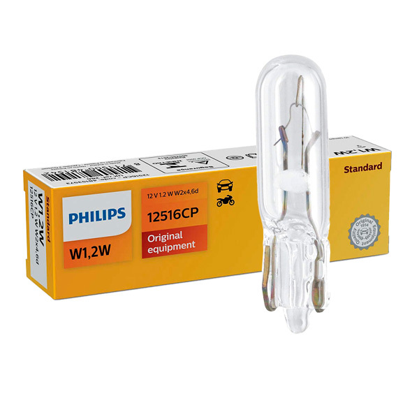 Ampoules Moto Philips Ampoule Signalisation W1,2w - 12v - Satisfait Ou  Remboursé 
