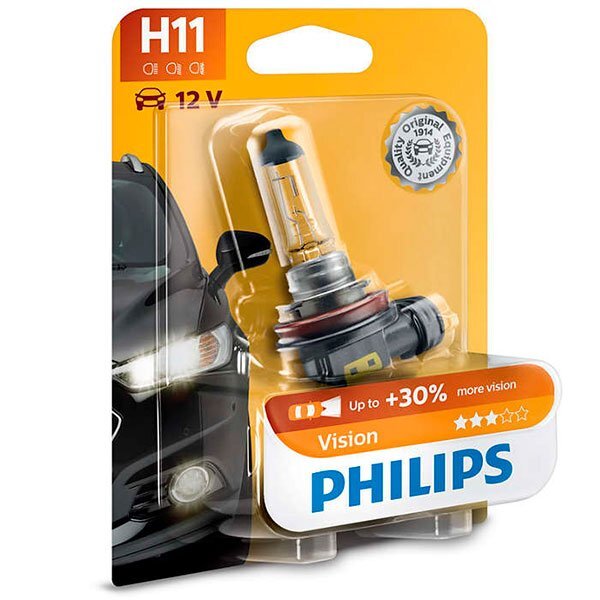Ampoule Halogène Philips H4 Vision Moto - EuroBikes