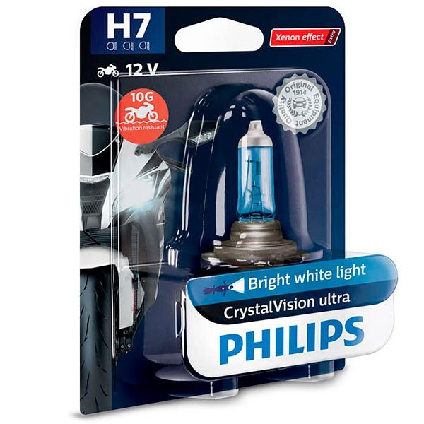 Ampoule de phare H7 12V 55W Philips Vision moto - pièce équipement