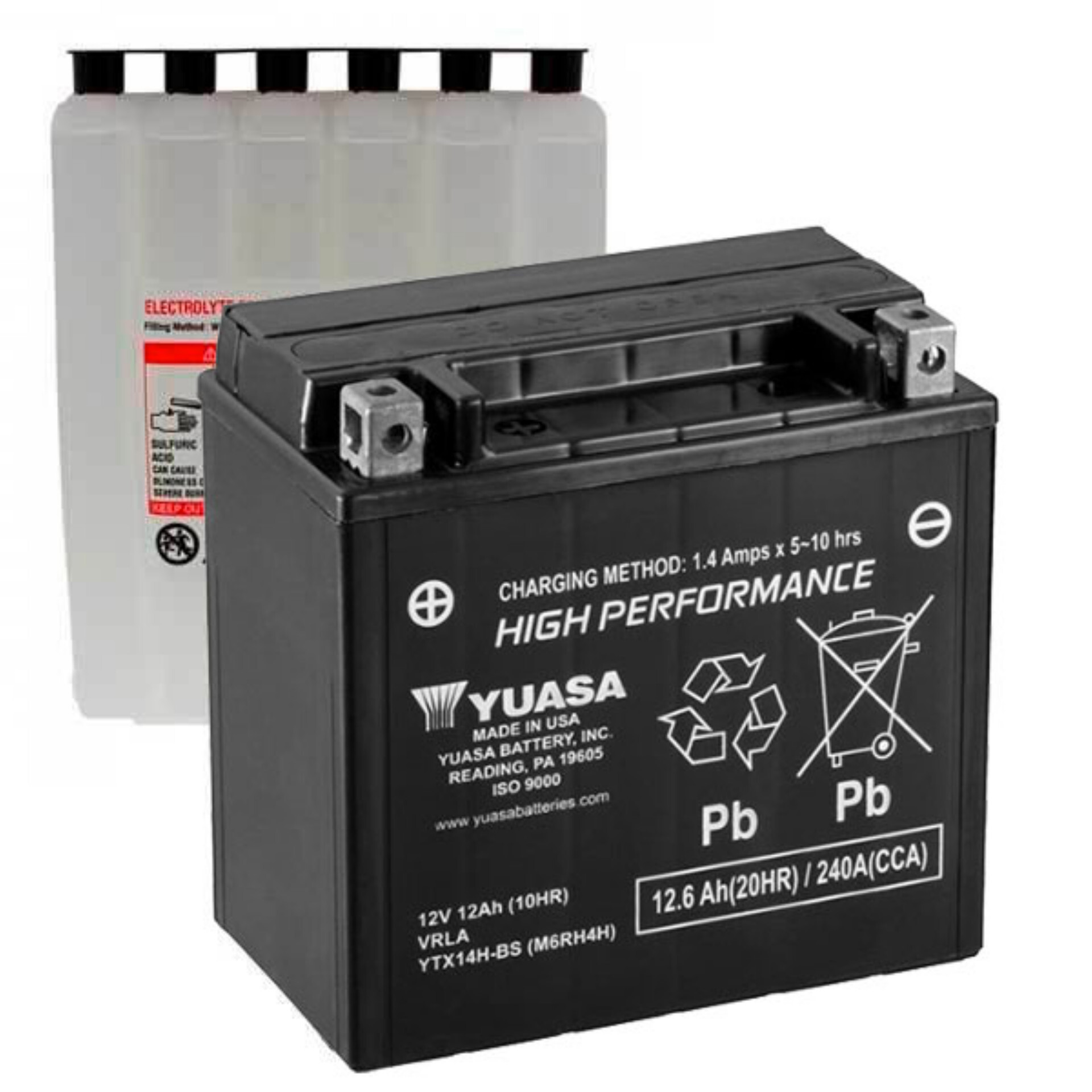 Batterie Yuasa YTX14H-BS - EuroBikes
